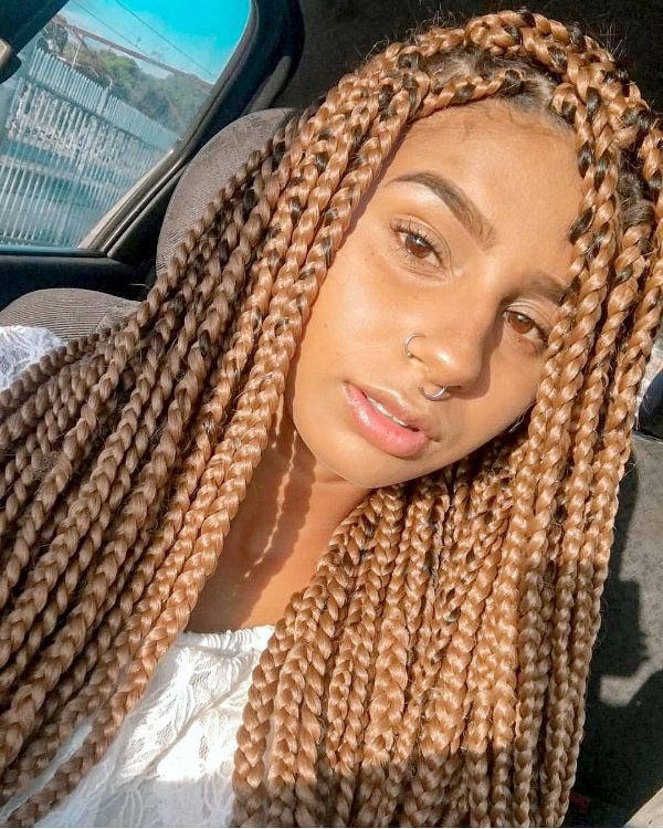 Blonde Box Braids