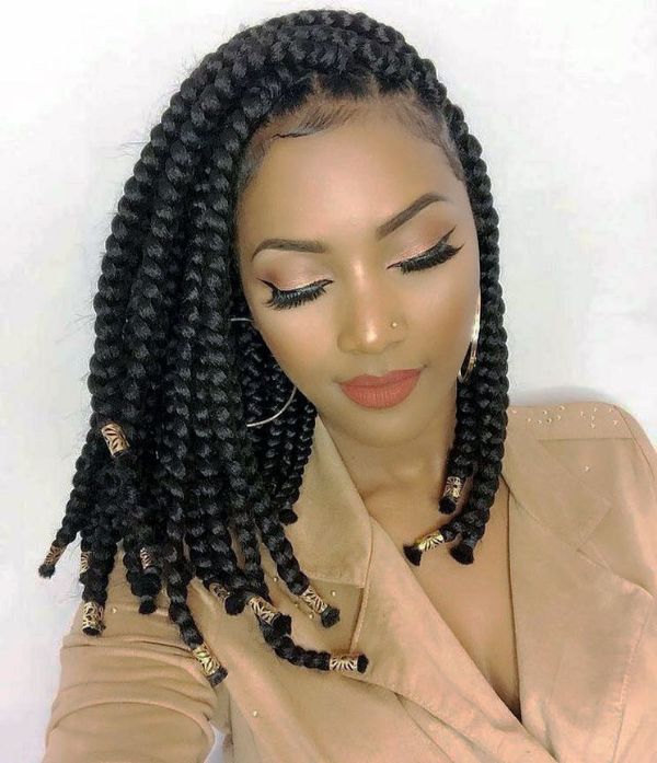 Easy Box Braids for Busy Dark Women | Poetic Justice Braids | - Curly Craze