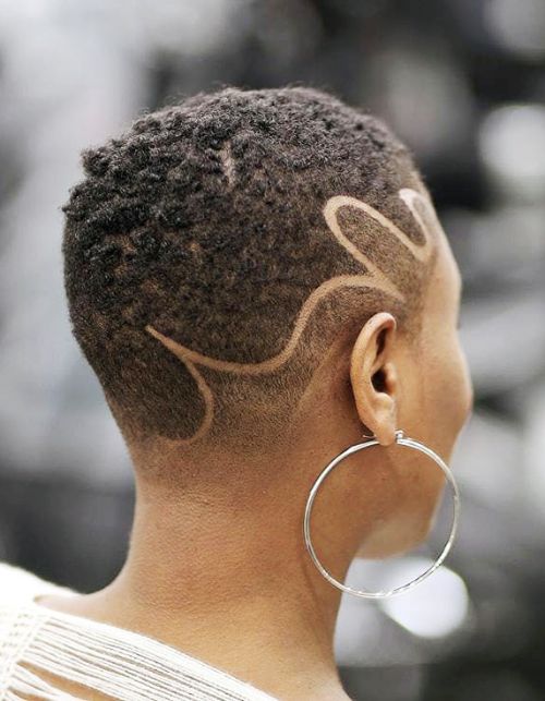 Short Hairstyles for Black Women-Dope haircut