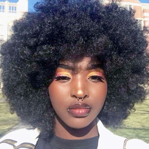 Glamorous Afro hair
