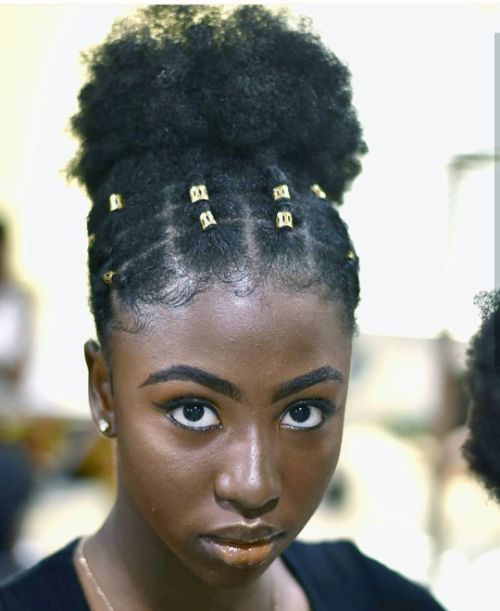 Cornrows Bun