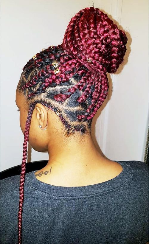 Braids, Beads and Updo