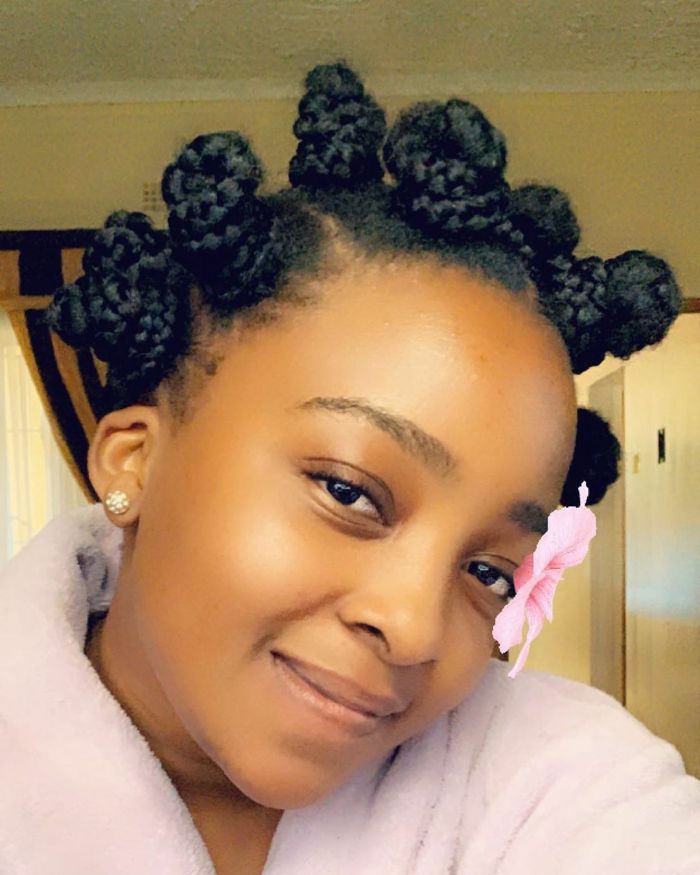 Popular Bantu Knots Style