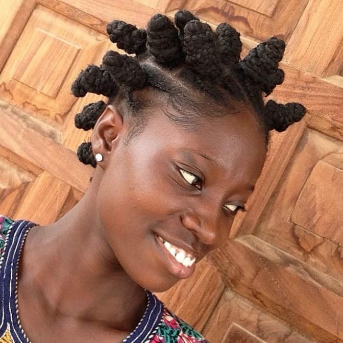 Bantu Knots Hairstyles for African American Black Women