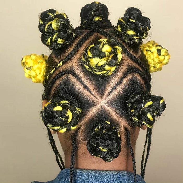 Bantu Knots Hairstyles for African American Black Women