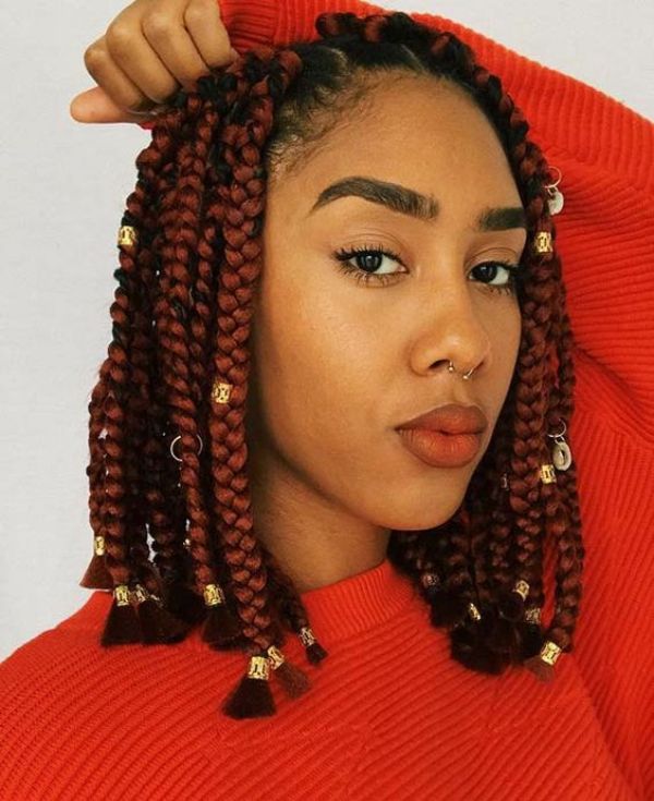 Pictures Master Collection Of 52 Burgundy Box Braids Curly Craze