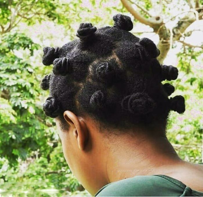 Bantu Knots Hairstyles for African American Black Women