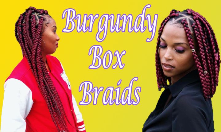 You are currently viewing [Master Collection] 50+ Burgundy Box Braids Styles