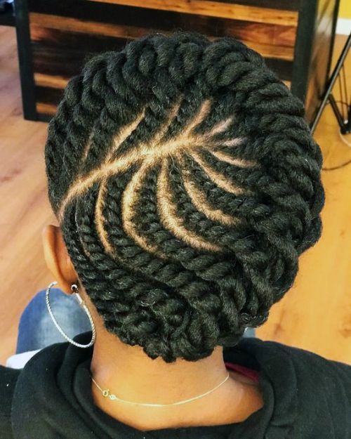 Side Twisted Braids