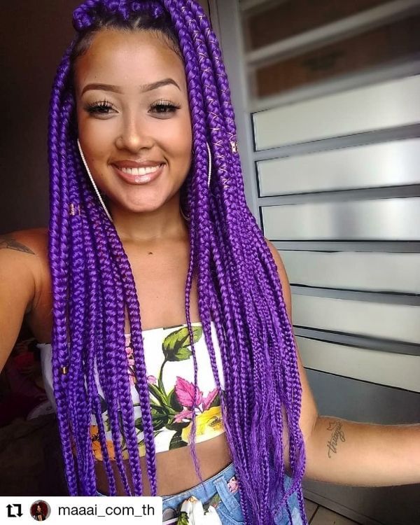 Purple Braids