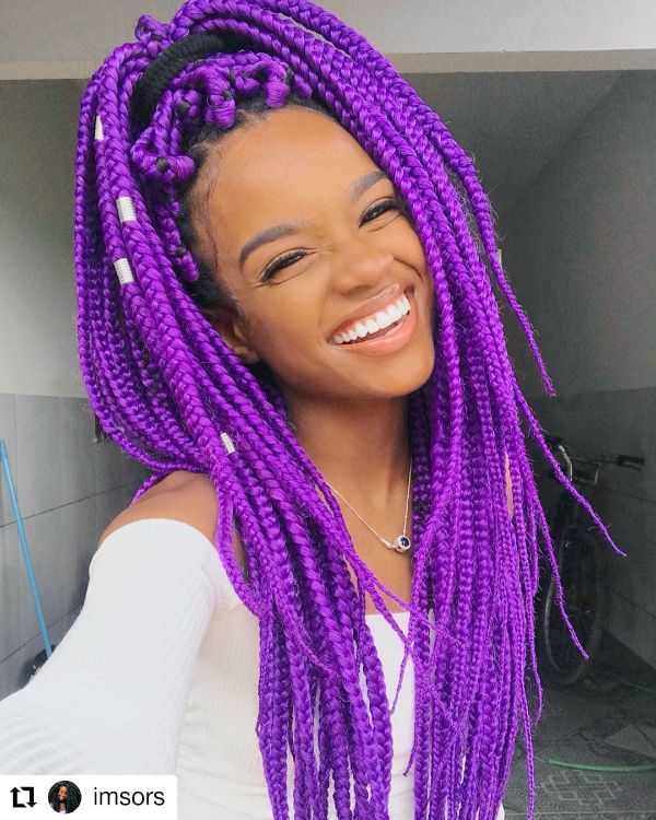 Purple Braids