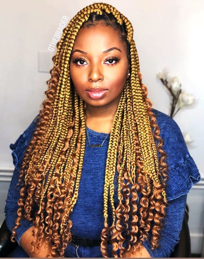 Blonde Box Braids