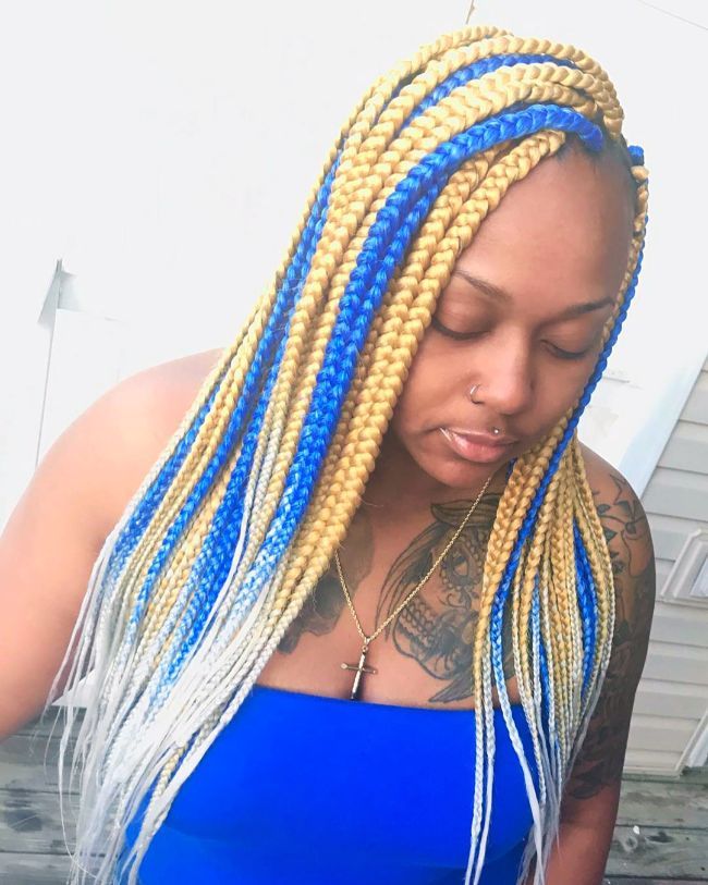 Blonde Box Braids