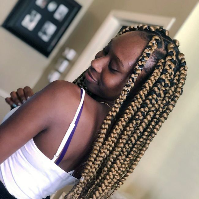 Blonde Box Braids