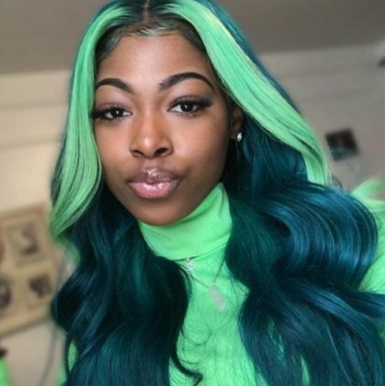Colorful Sewing Hairstyle