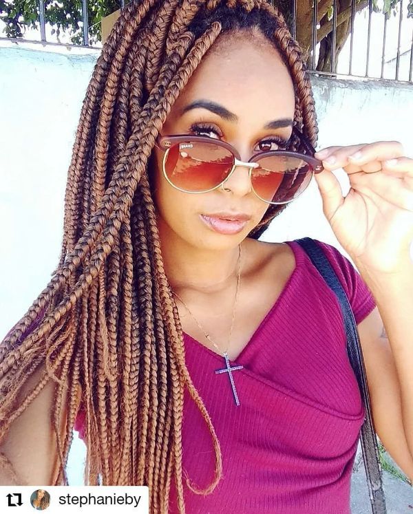 Glamorous Medium Box Braids