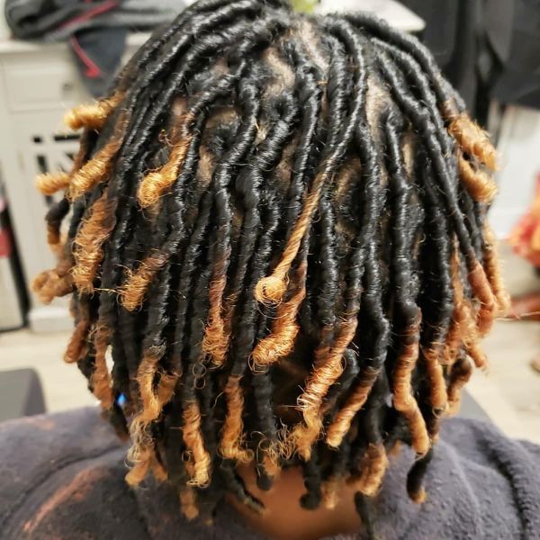 Blonde Highlighted Locs