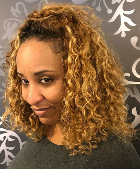Sew in Hairstyle with Invisible part