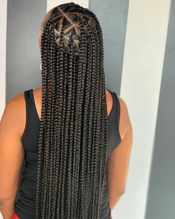 Box Braids Styles for African American Women