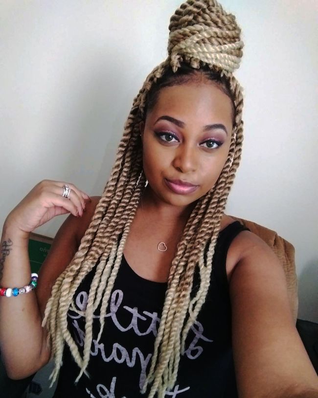 Blonde Twisted Braids