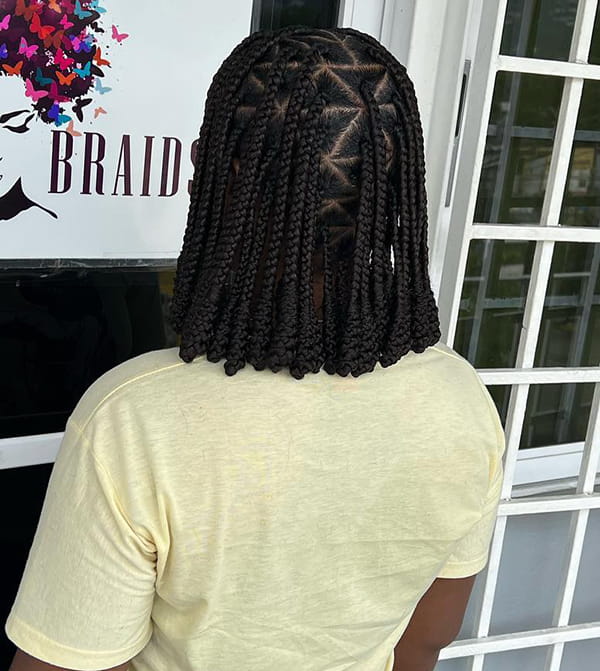 Shoulder Length Box Braids