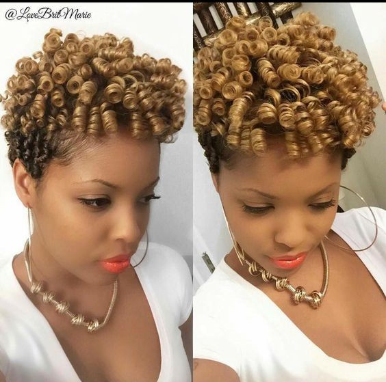 18 Short Natural Hairstyles For The Black Women Curly Craze