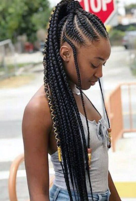 Cornrows-Braided-Ponytail