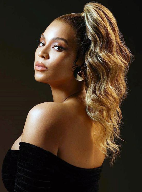 Beyoncé with Ponytail Hairstyles