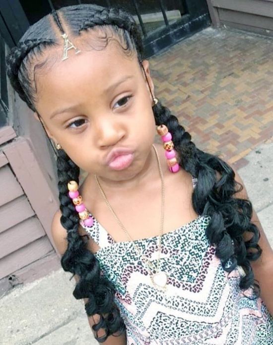 Braided Long Hairstyles for Black Kids