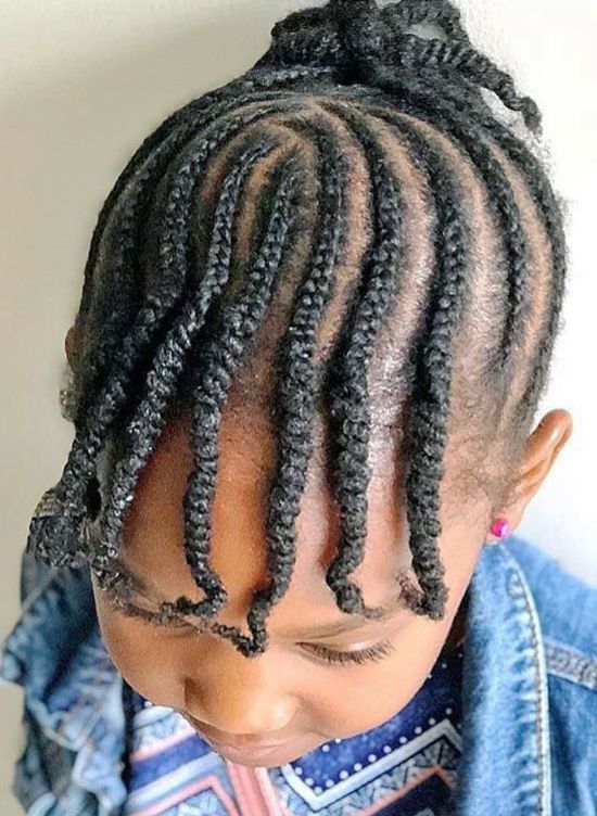 Side Cornrows Braids