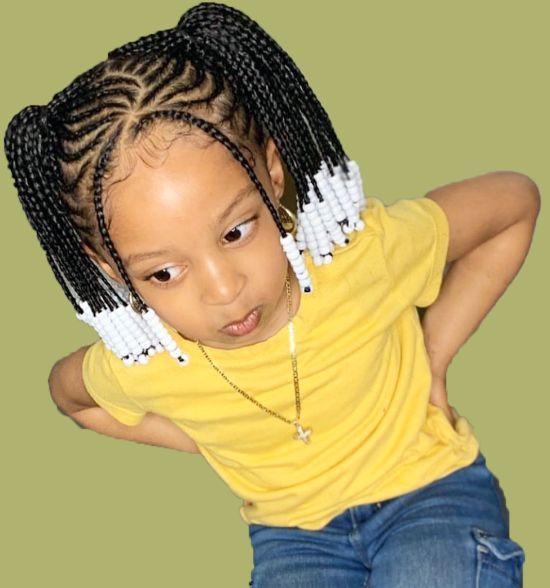 Braided Ponytail Hairstyles for Kids