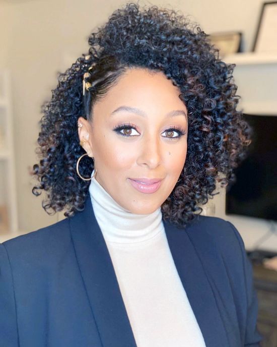 Tamera Mowry with Curls