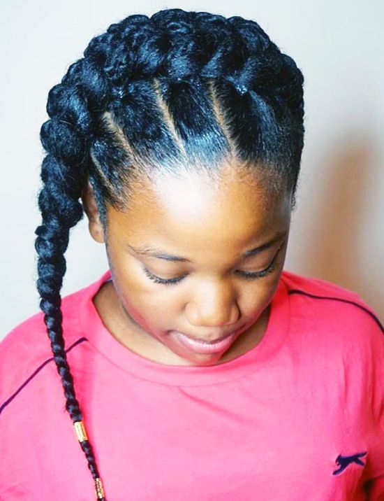 Thick Braids for Black Kids