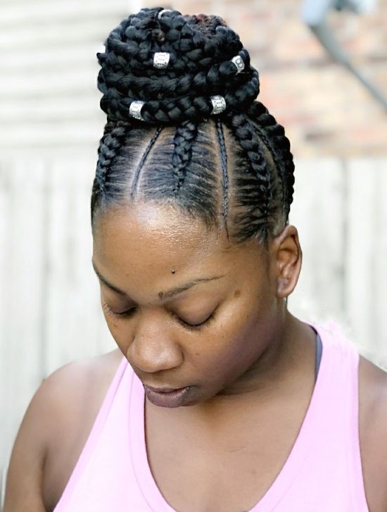 Braids with beads