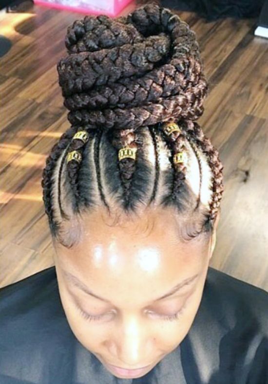 Giant Braids with Beads