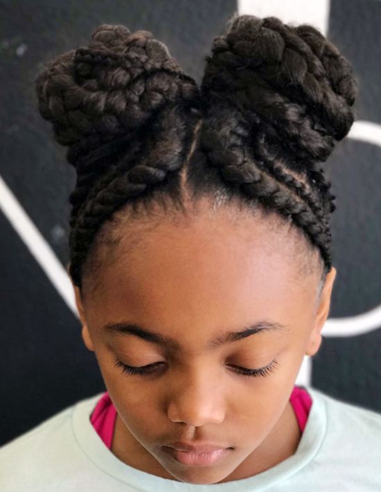 Kids Side Bun styles