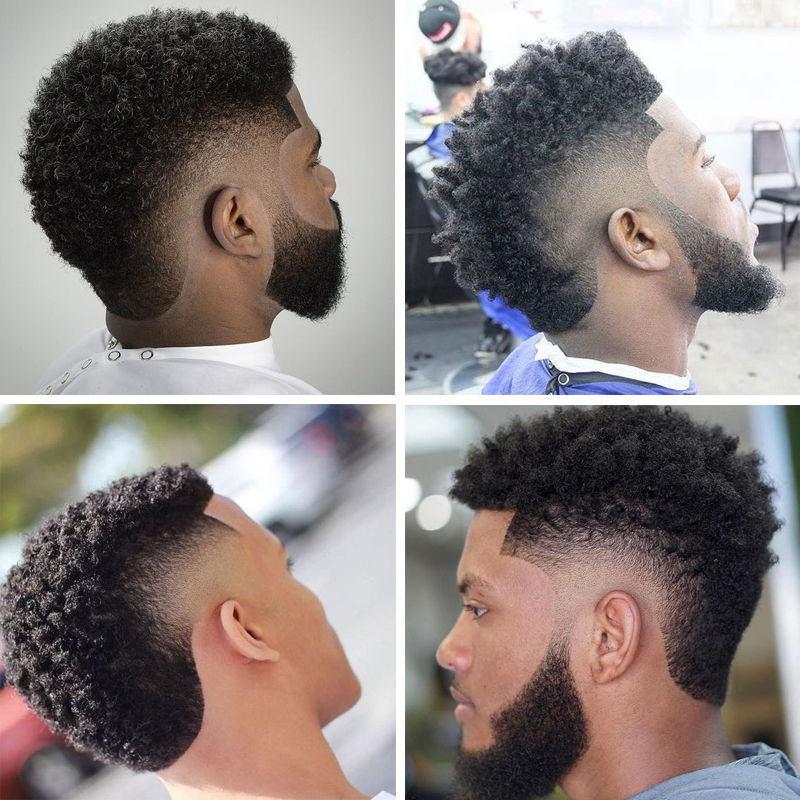 Burst Fade Mohawk The Usher Raymond Haircuts Curly Craze