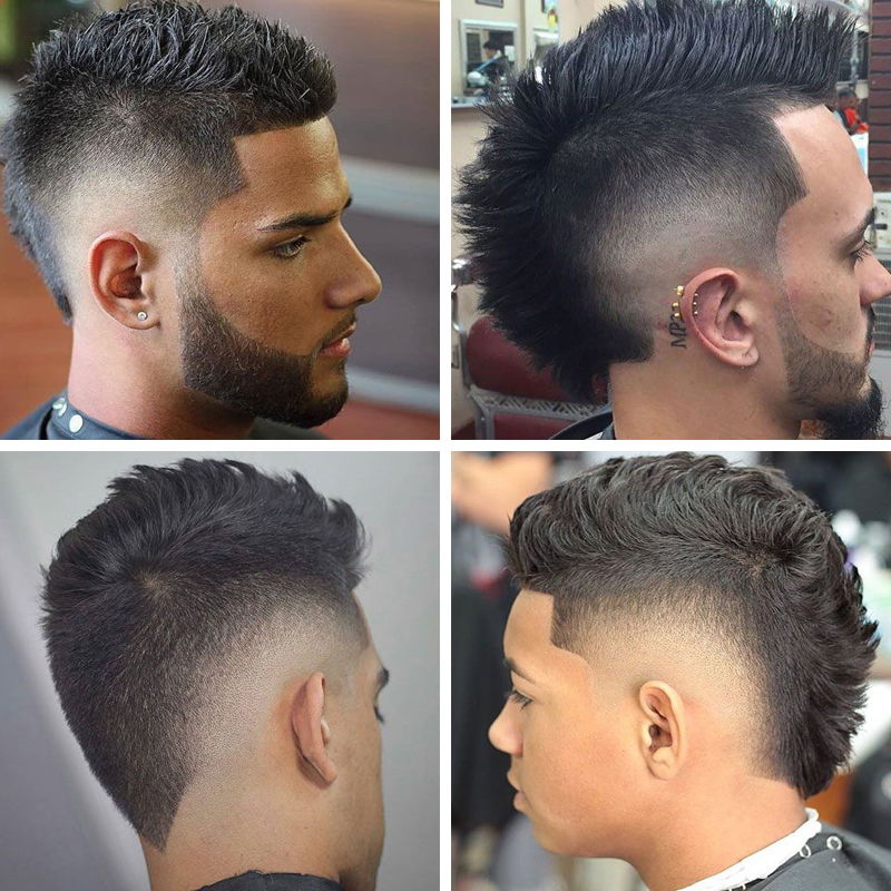 Burst Fade Mohawk The Usher Raymond Haircuts Curly Craze