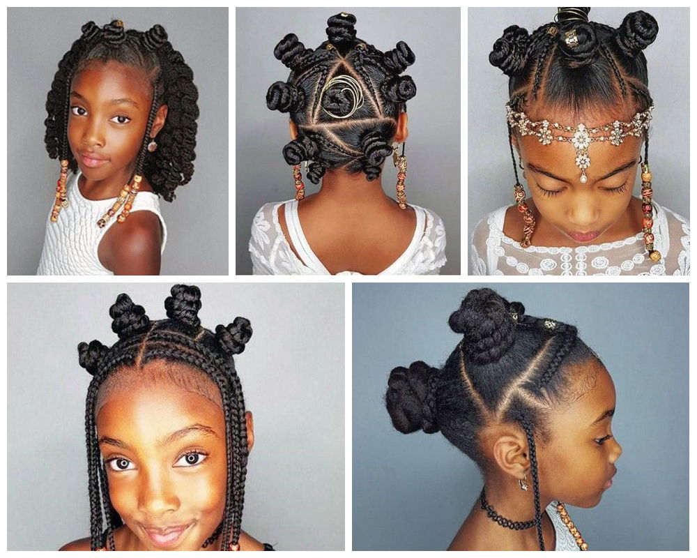 Bantu Knots for Ebony Kids