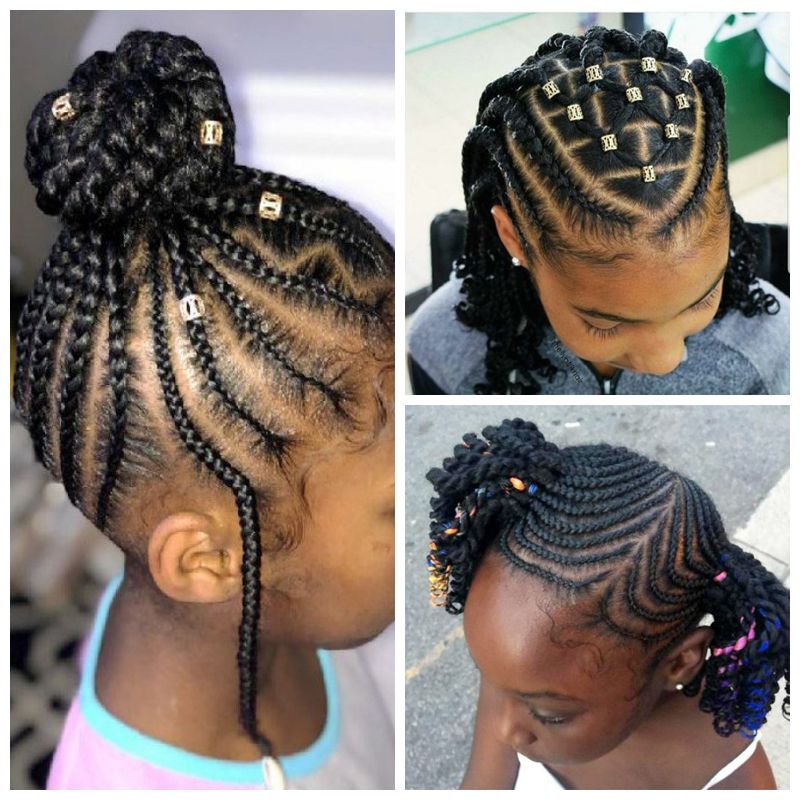 Sweet Cornrows For Cute Little Girls Curly Craze