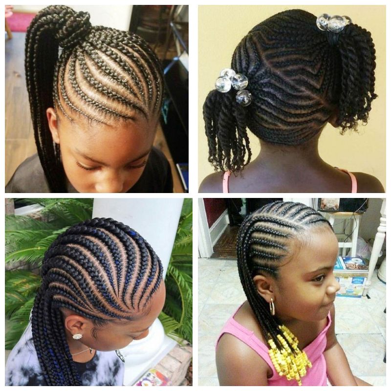 Sweet Cornrows For Cute Little Girls Curly Craze