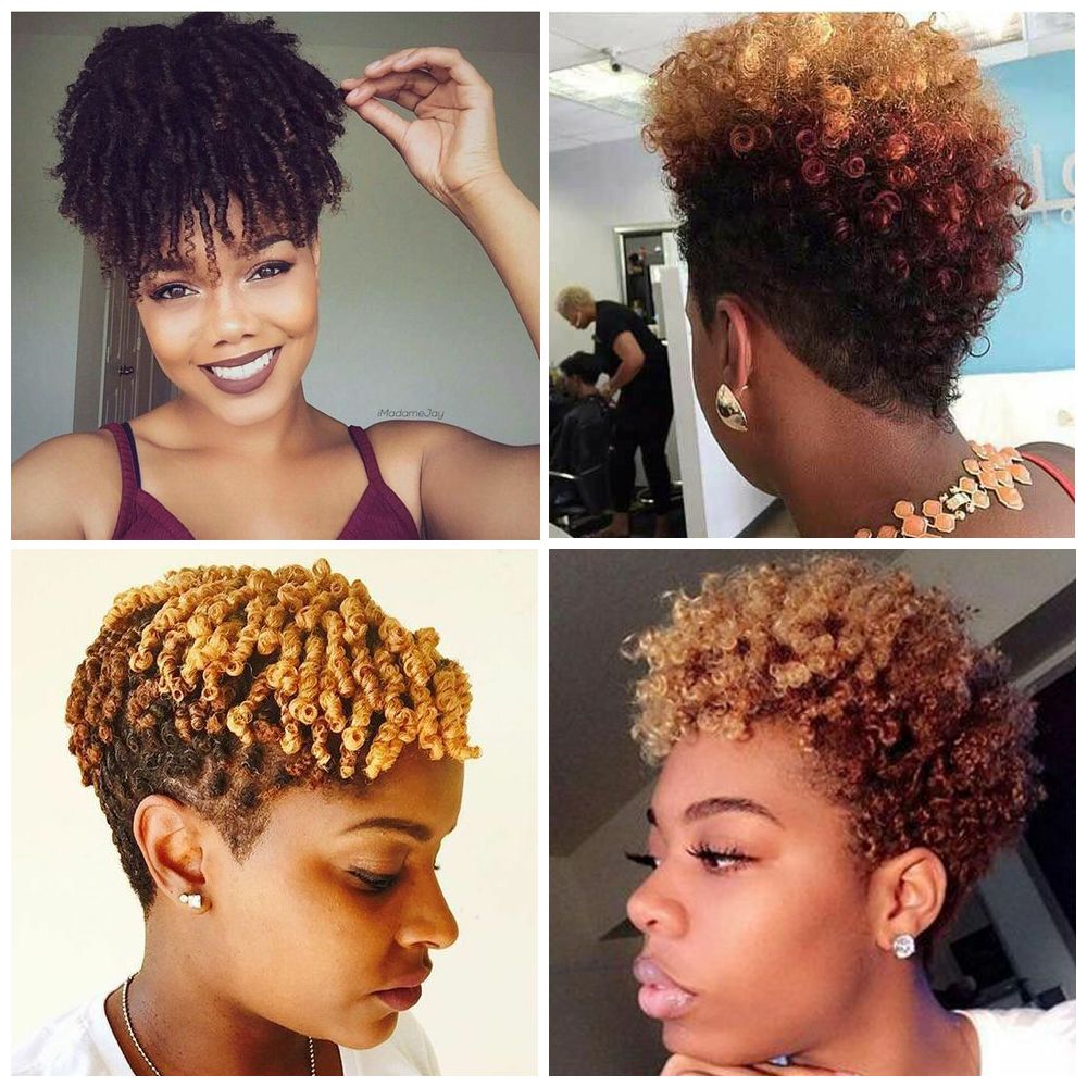 Updos with Finger Coils