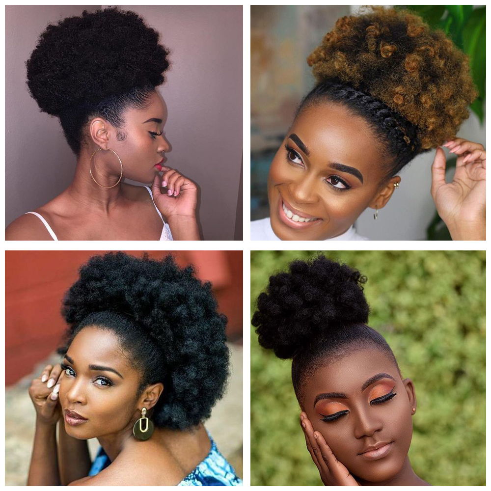 Afro Updo