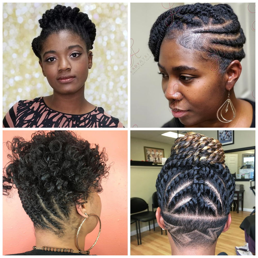 Updo Hairstyles for Black Women  The Improvised Designs  Curly Craze