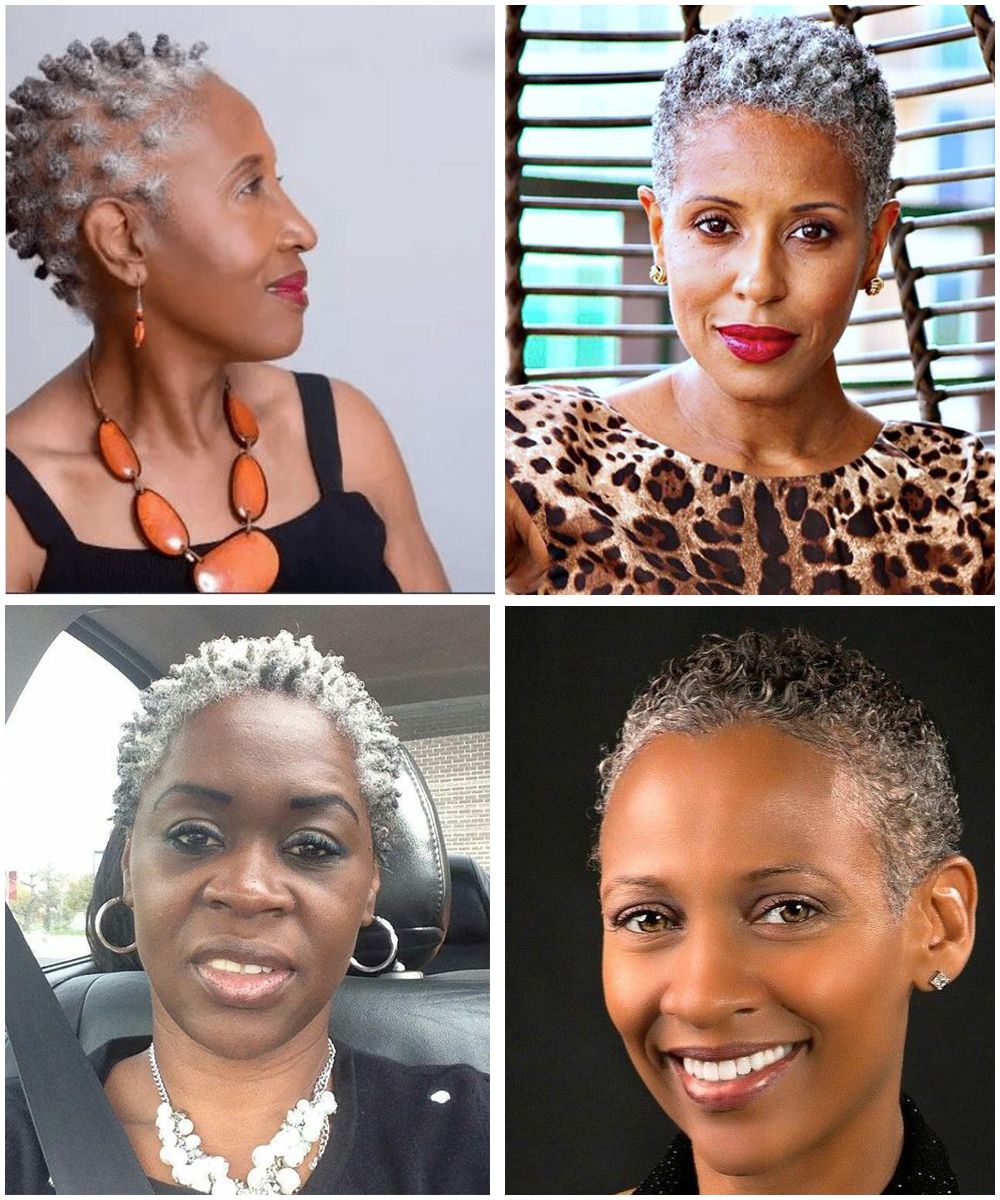Short hairstyles for Black Women Over 50