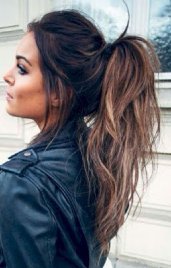 Ponytail Ideas for Brunettes