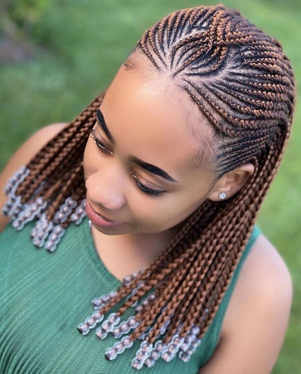 Criss-Cross Cornrows Braids