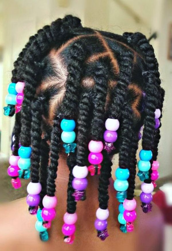 Twisted Braids with Beads