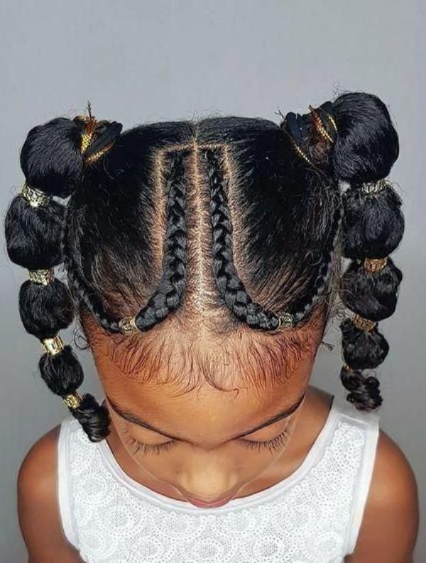 Bubble Braids with Beads