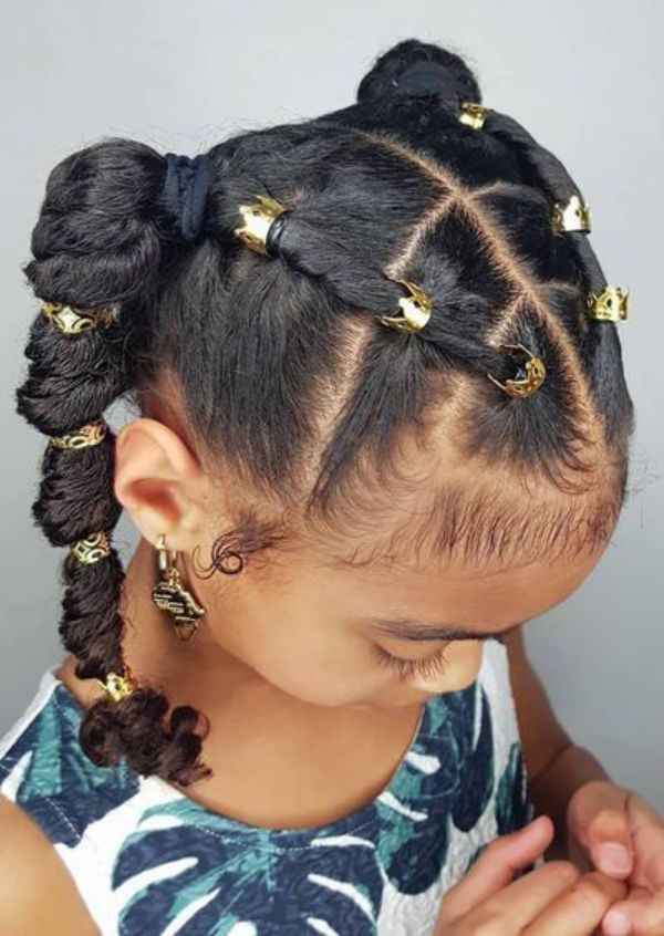 Bubble Braids with Beads